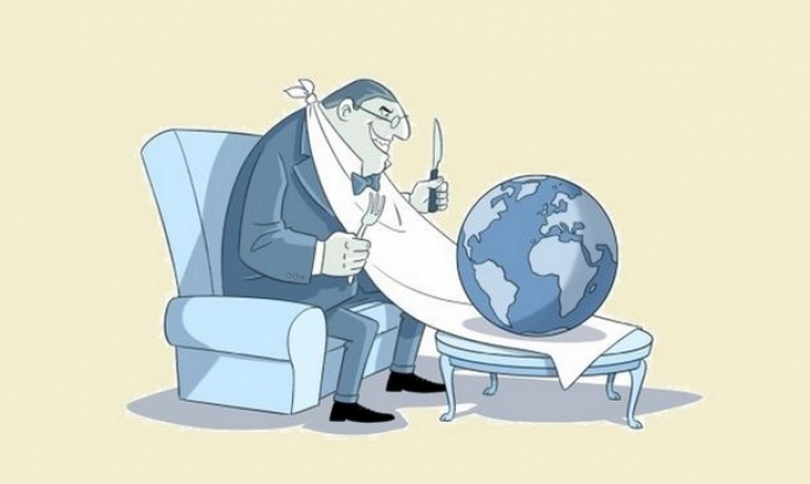 The worm of capitalism