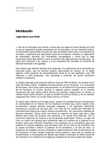2009-03_Impresa sociale_Introduzione español