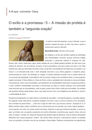 2018_12_09_O exilio e a promessa 5_A fe que converte Deus_Luigino Bruni_Avvenire